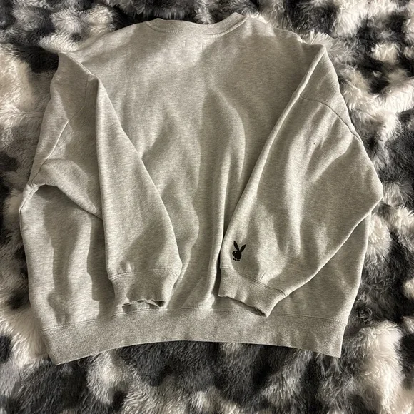 PacSun Gray PLAYBOY Sweatshirt - Picture 3 of 3